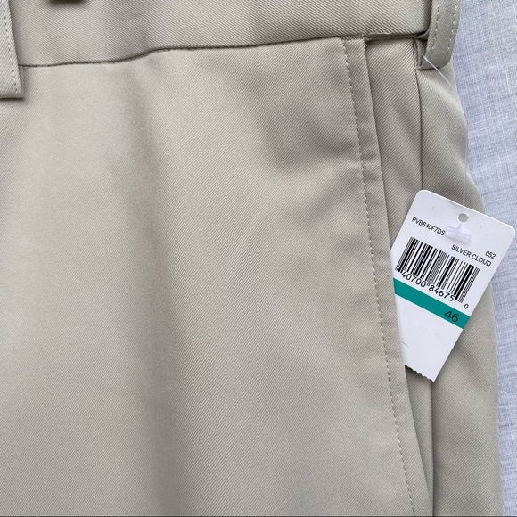 PGA Tour Big & Tall Mens Performance Shorts in Chinchilla & Sliver Cloud W- 48 - Picture 9 of 11